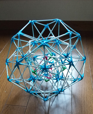 立体神聖幾何学アートワーク